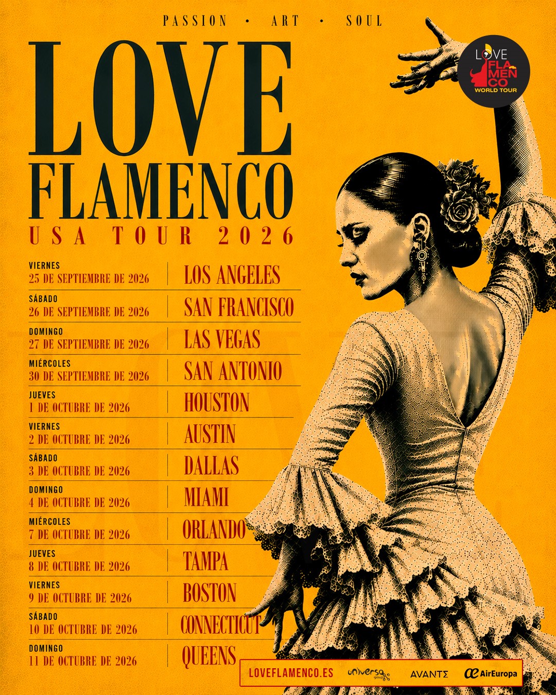 LOVE FLAMENCO TOUR EE.UU. 2026 LOVE FLAMENCO TOUR EE.UU. 2026