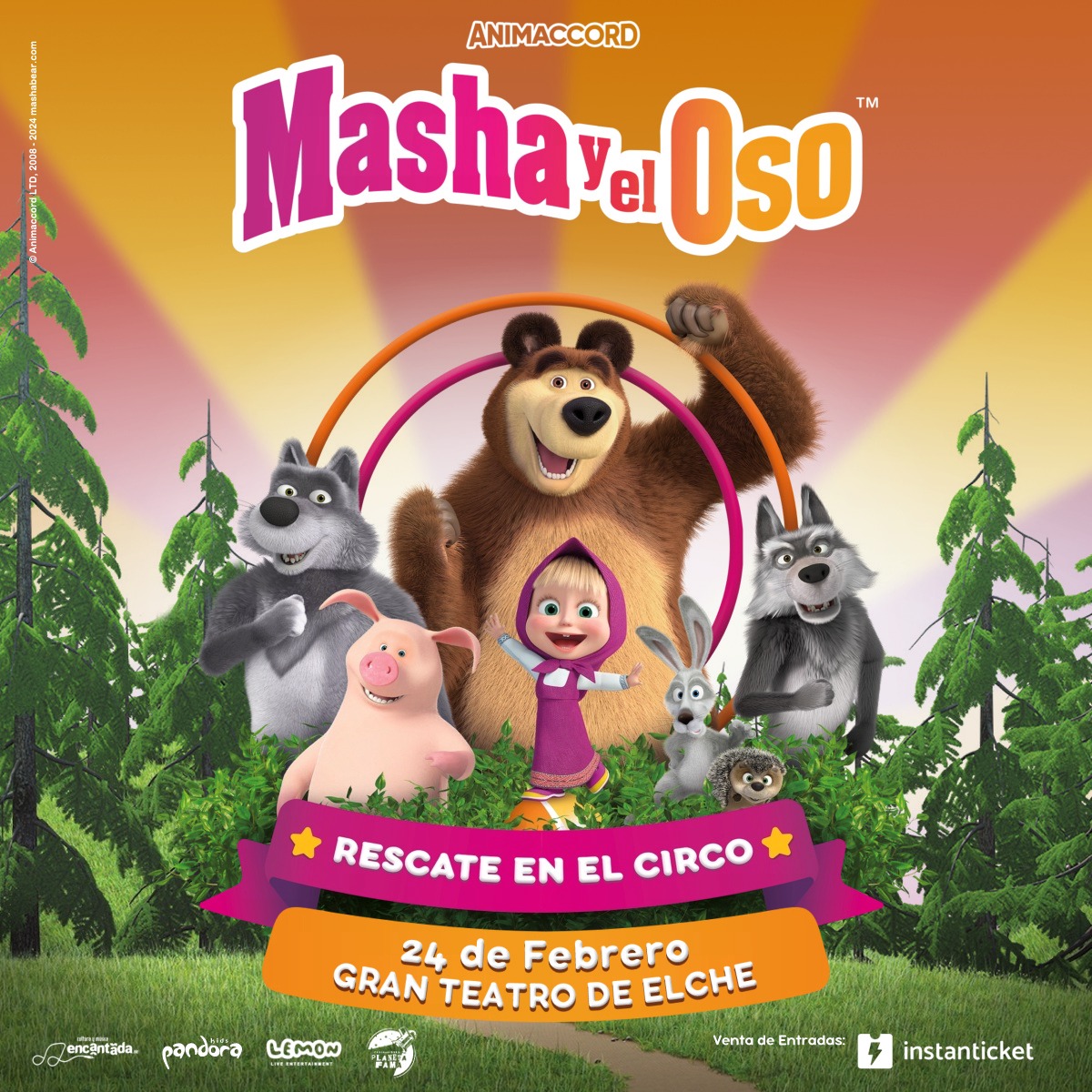 MASHA Y EL OSO “RESCATE EN EL CIRCO”
