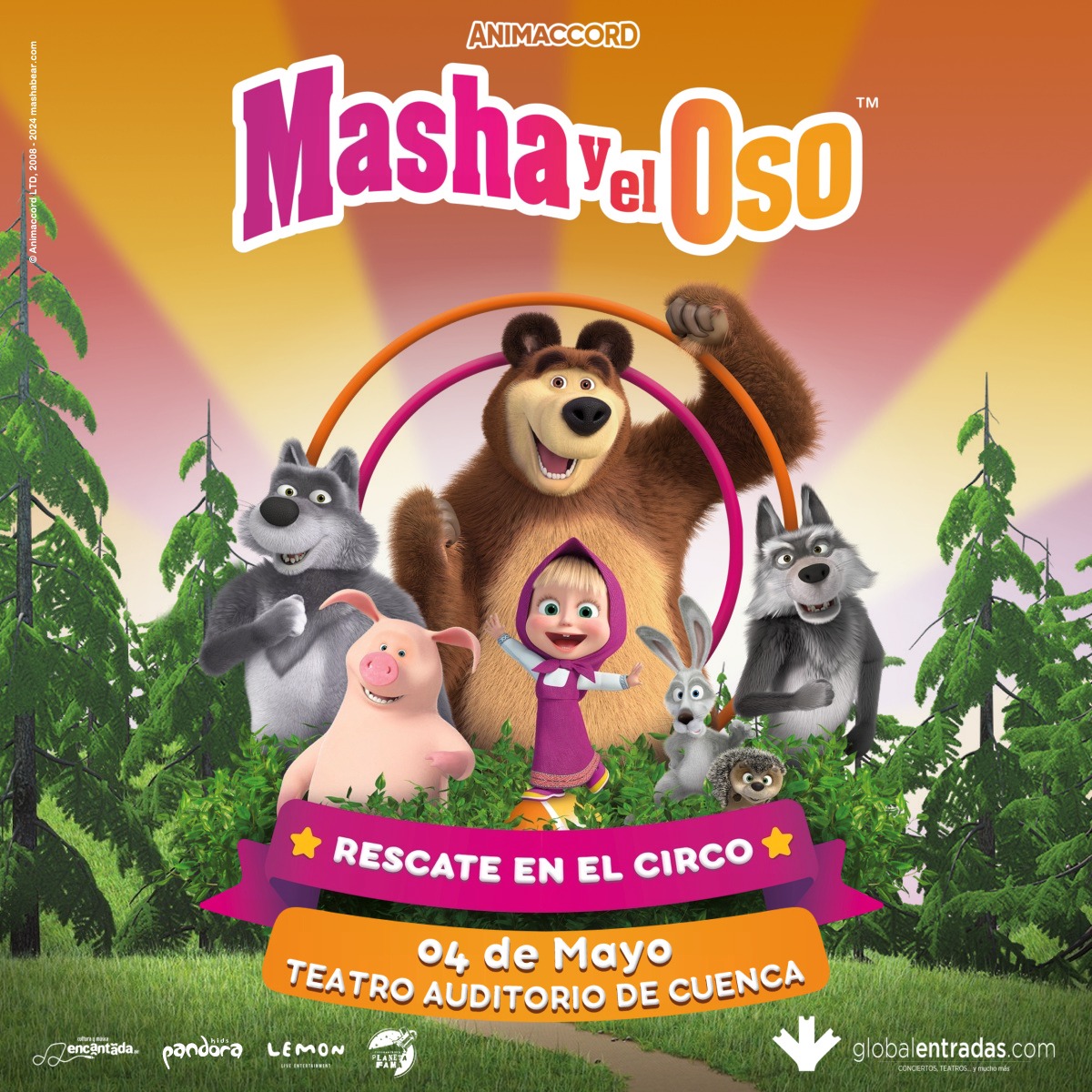 MASHA Y EL OSO “RESCATE EN EL CIRCO” - Cuenca MASHA Y EL OSO “RESCATE EN EL CIRCO” - Cuenca