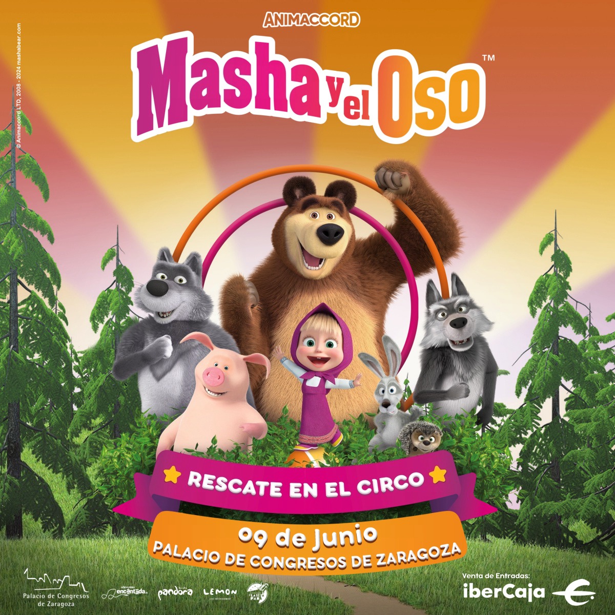 MASHA Y EL OSO “RESCATE EN EL CIRCO”