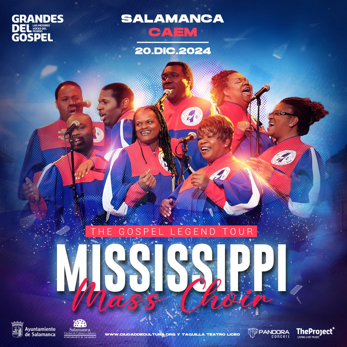 THE MISSISSIPPI MASS CHOIR  "THE GOSPEL LEGEND TOUR" SalamancaTHE MISSISSIPPI MASS CHOIR  "THE GOSPEL LEGEND TOUR" Salamanca