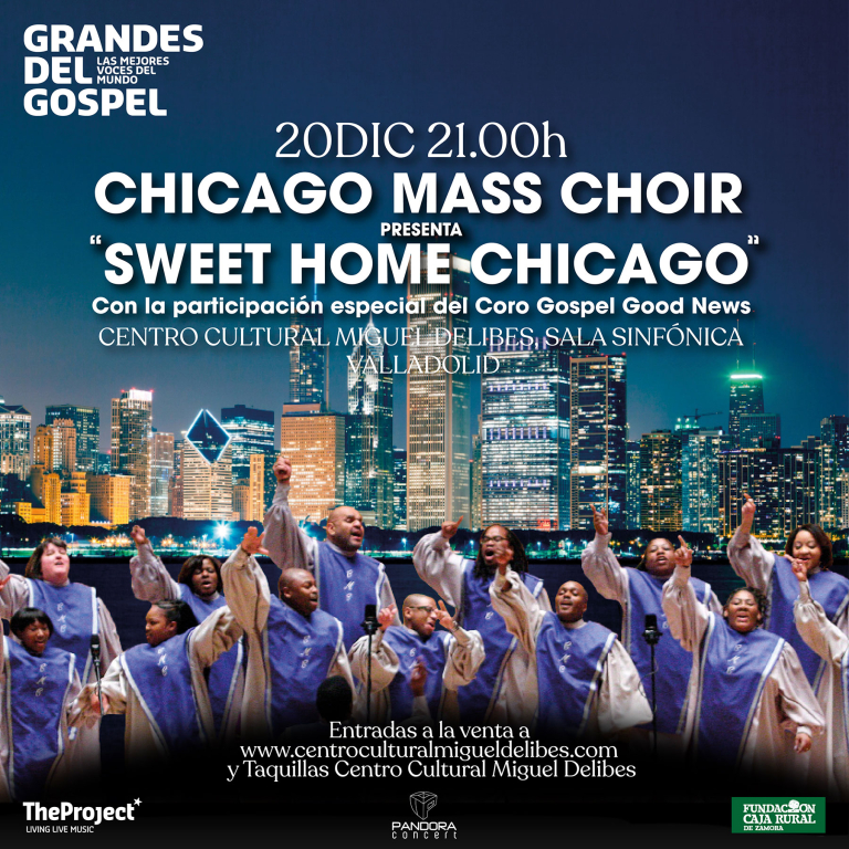 El legendario Chicago Mass Choir trae a Valladolid la esencia del góspel con “Sweet Home Chicago” el 20 de diciembre Centro Cultural Miguel Delibes de Valladolid