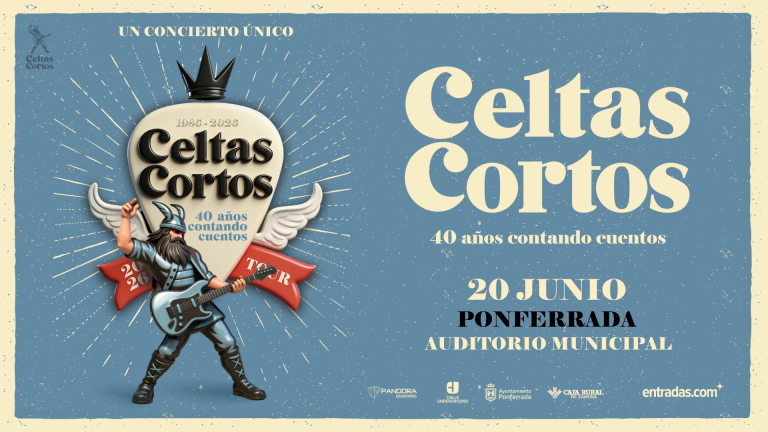CELTAS CORTOS EXTIENDE SU EXITOSA GIRA “40 AÑOS CONTANDO CUENTOS” Y ANUNCIA FECHA EN PONFERRADA