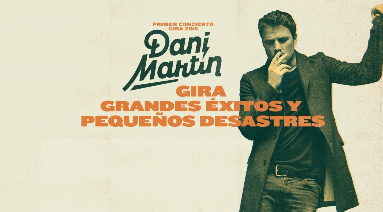 Pandora Producciones - Dani Martín será el plato estrella en la Segunda Edición del ciclo ‘Atardeceres en el Archivo’ en Simancas con la gira ‘Grandes Éxitos y Pequeños Desastres’