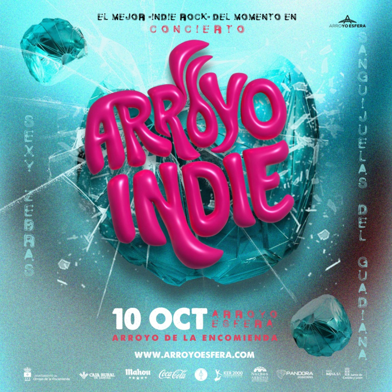 ARROYO INDIE con SEXY ZEBRAS, SANGUIJUELAS DEL GUADIANA Y DESMEDIDA ARROYO INDIE con SEXY ZEBRAS, SANGUIJUELAS DEL GUADIANA Y DESMEDIDA