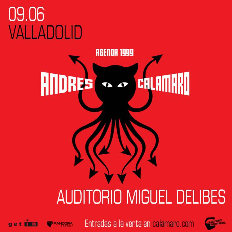 ANDRES CALAMARO “AGENDA 1999” Valladolid