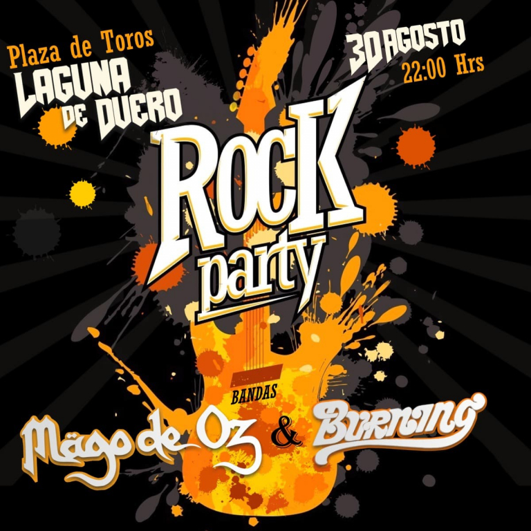 Pandora Producciones - Laguna Rock Party con Mago de Oz & Burning - Laguna de Duero - Valladolid - Agosto - 2019