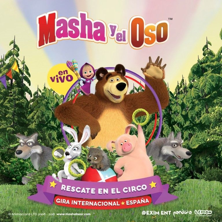 Pandora Producciones - Masha y el Oso - Rescate en el Circo - Gijón - 2019