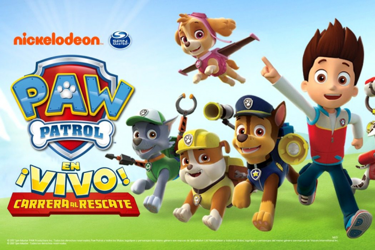 Pandora Producciones - Patrulla Canina en vivo "Carrera al Rescate" agota entradas en Valladolid y abre una segunda sesión el mismo 23 de diciembre