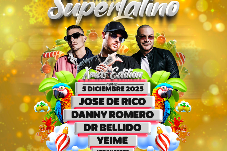 ARROYO ESFERA ACOGERÁ POR PRIMERA VEZ EL FESTIVAL SUPERLATINO XMAS EDITION EL 5 DE DICIEMBRE ARROYO ESFERA ACOGERÁ POR PRIMERA VEZ EL FESTIVAL SUPERLATINO XMAS EDITION EL 5 DE DICIEMBRE