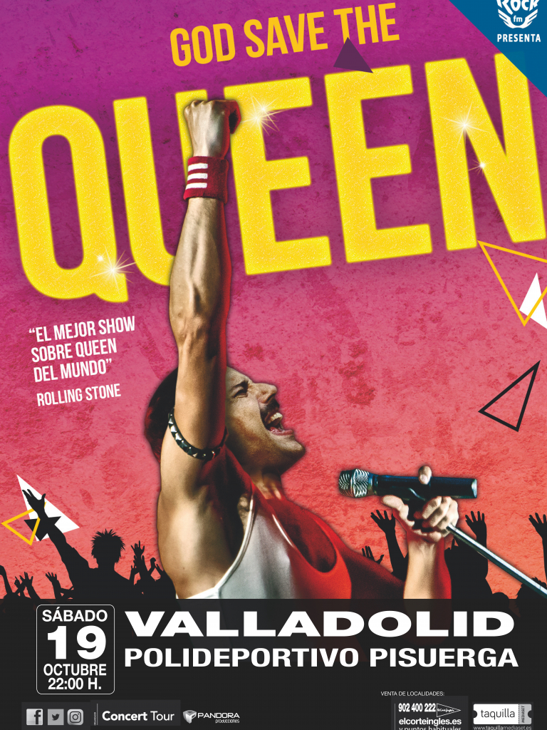EL MAYOR ESPECTÁCULO DE QUEEN DE TODOS LOS TIEMPOS VUELVE A VALLADOLID CON GOD SAVE THE QUEEN